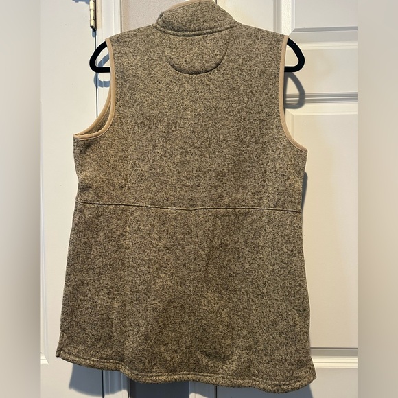Women's L.L.Bean Sweater Fleece Long Vest. Size medium. - Picture 5 of 6